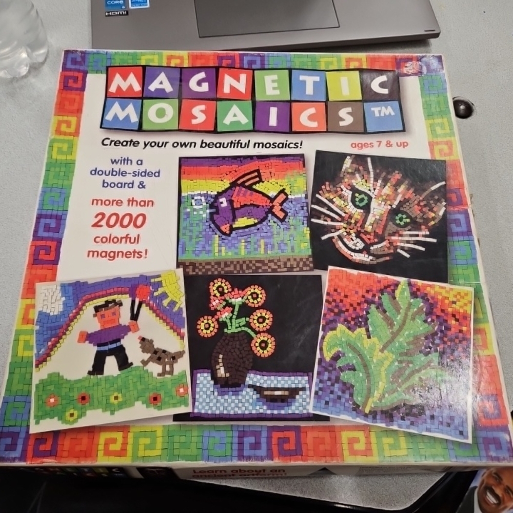 Magnetic Mosaics Arts and Crafts Creative Learning Home School Complete! (A-45)